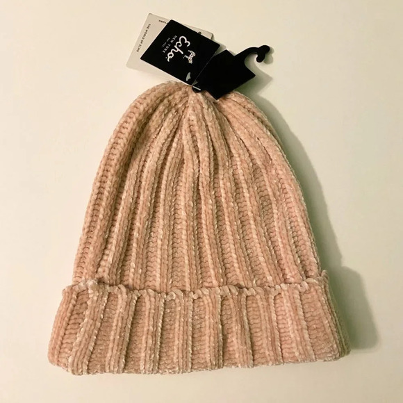 Echo New York Womans Ribbed Pom Pom  Hat Winter Polyester Hat With Tags - Picture 7 of 8